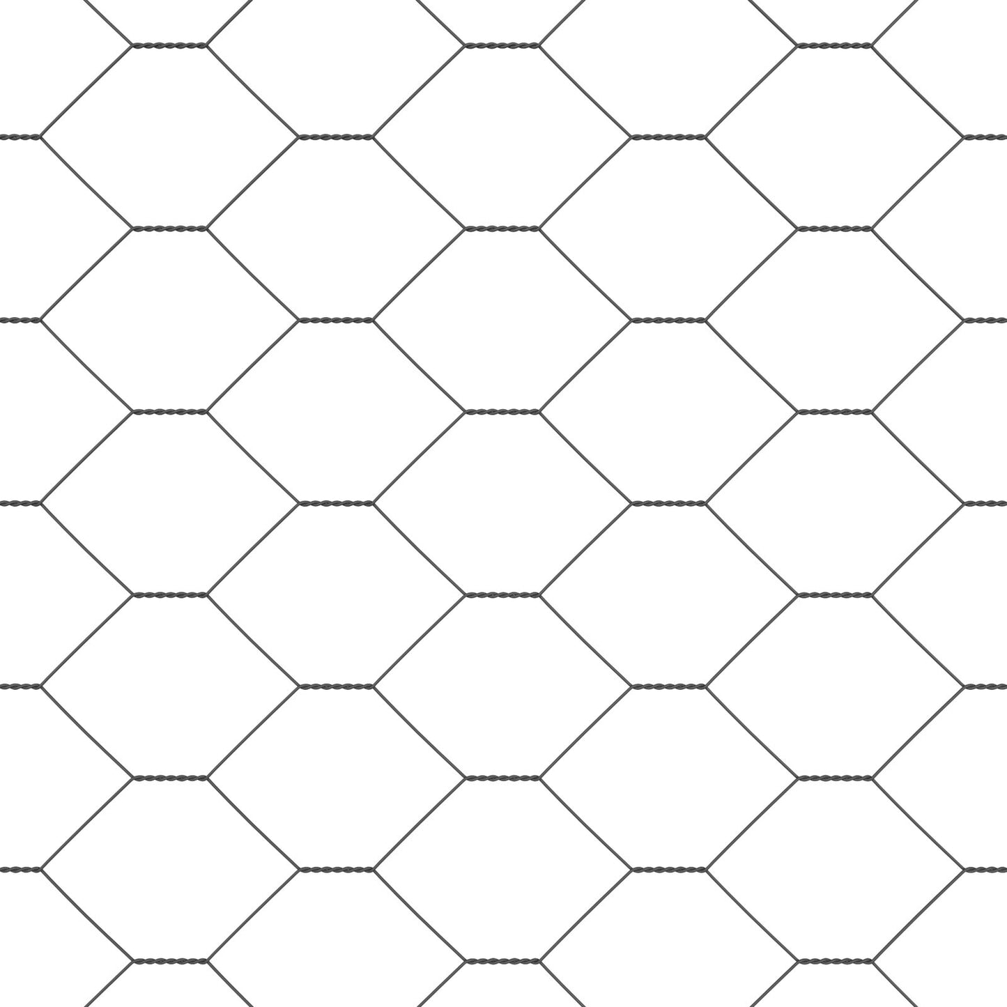 Zaunpfosten 22 Stück U-Channel Grau 120 cm Stahl, vidaXL Sechseckzaun Grau 1.2x50 m Stahl