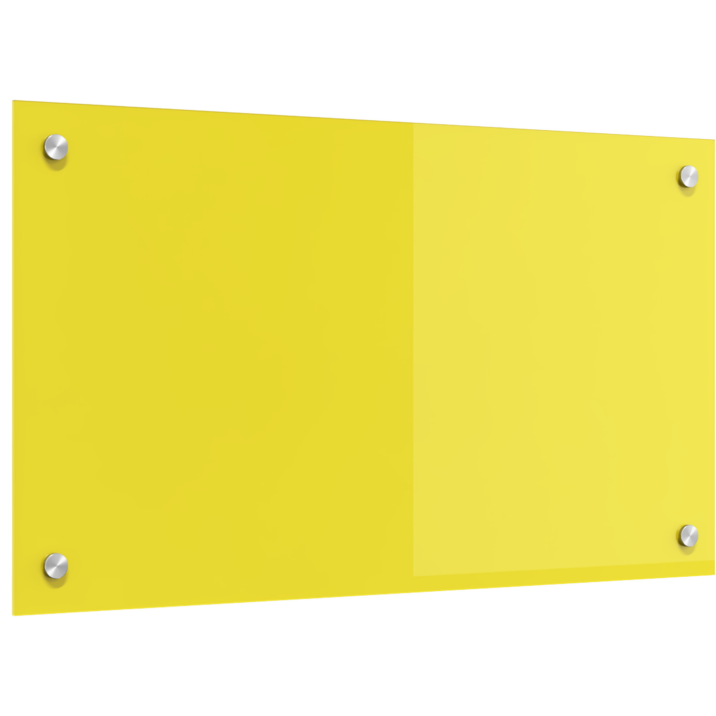 Küchenrückwand Gelb 70 x 40 x 0.6 cm Einscheibensicherheitsglas