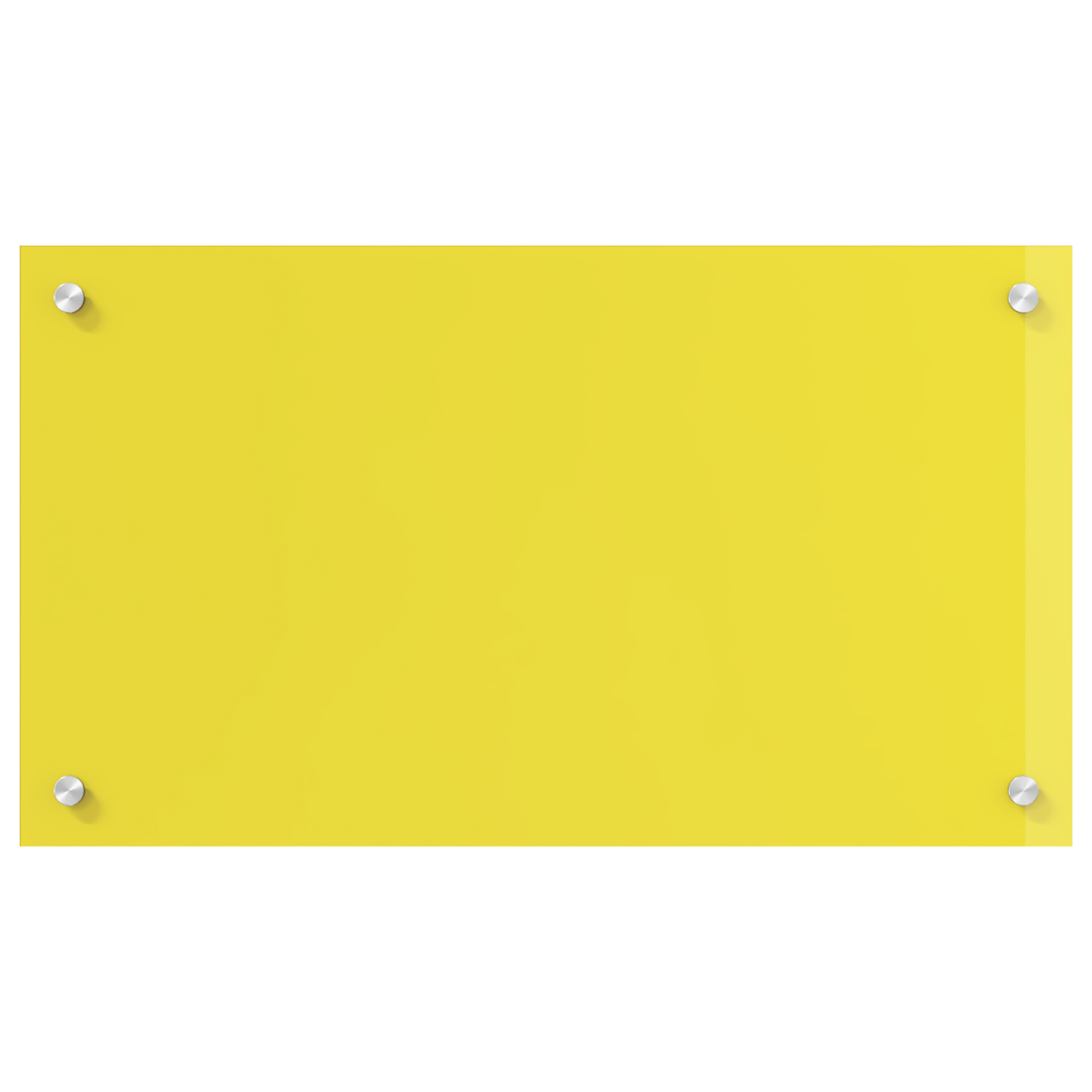 Küchenrückwand Gelb 70 x 40 x 0.6 cm Einscheibensicherheitsglas