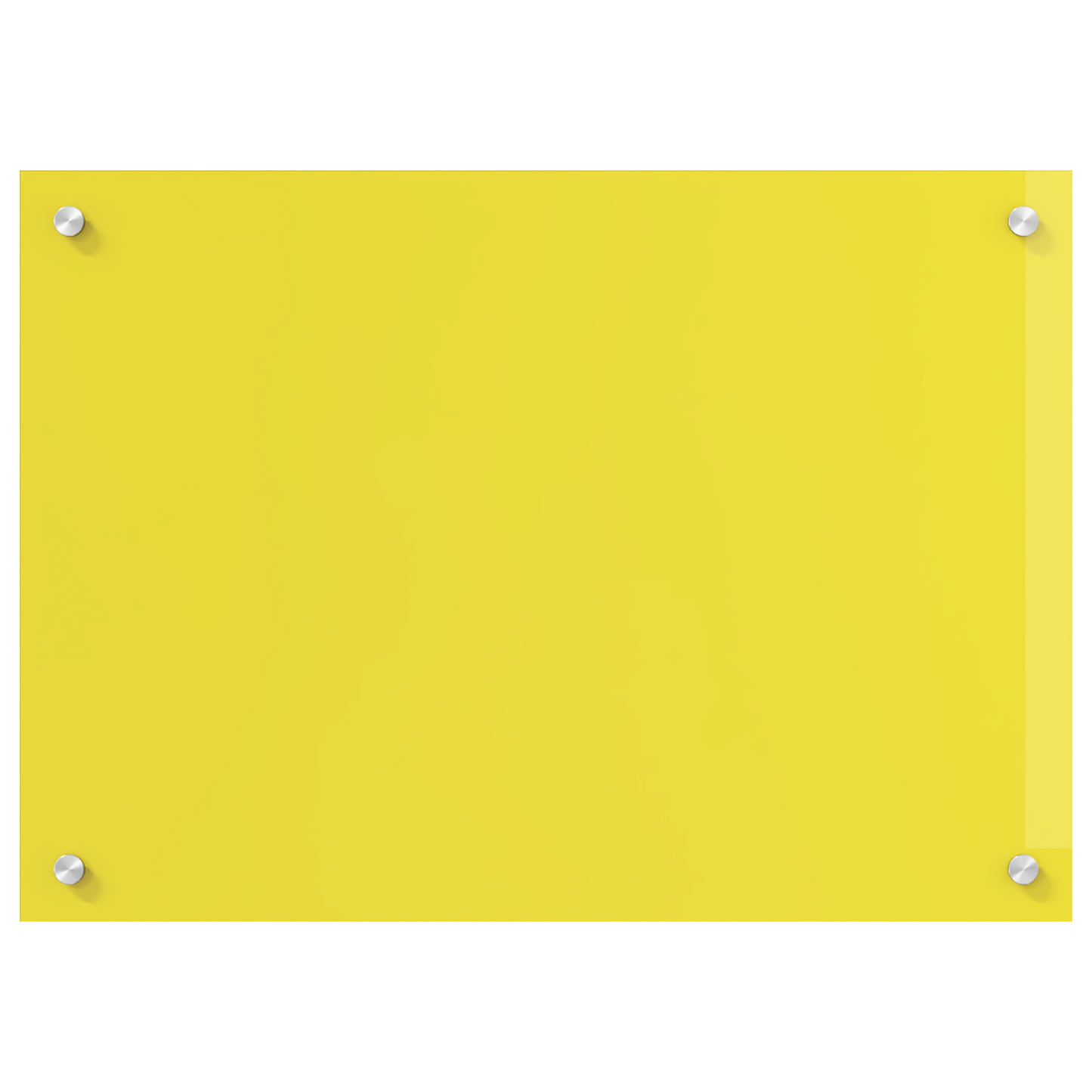 Küchenrückwand Gelb 70 x 50 x 0.6 cm Einscheibensicherheitsglas
