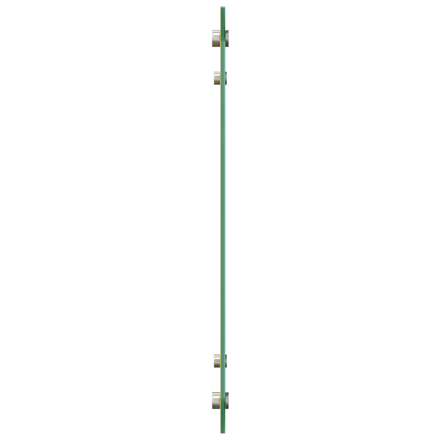 Küchenrückwand Gelb 70 x 50 x 0.6 cm Einscheibensicherheitsglas