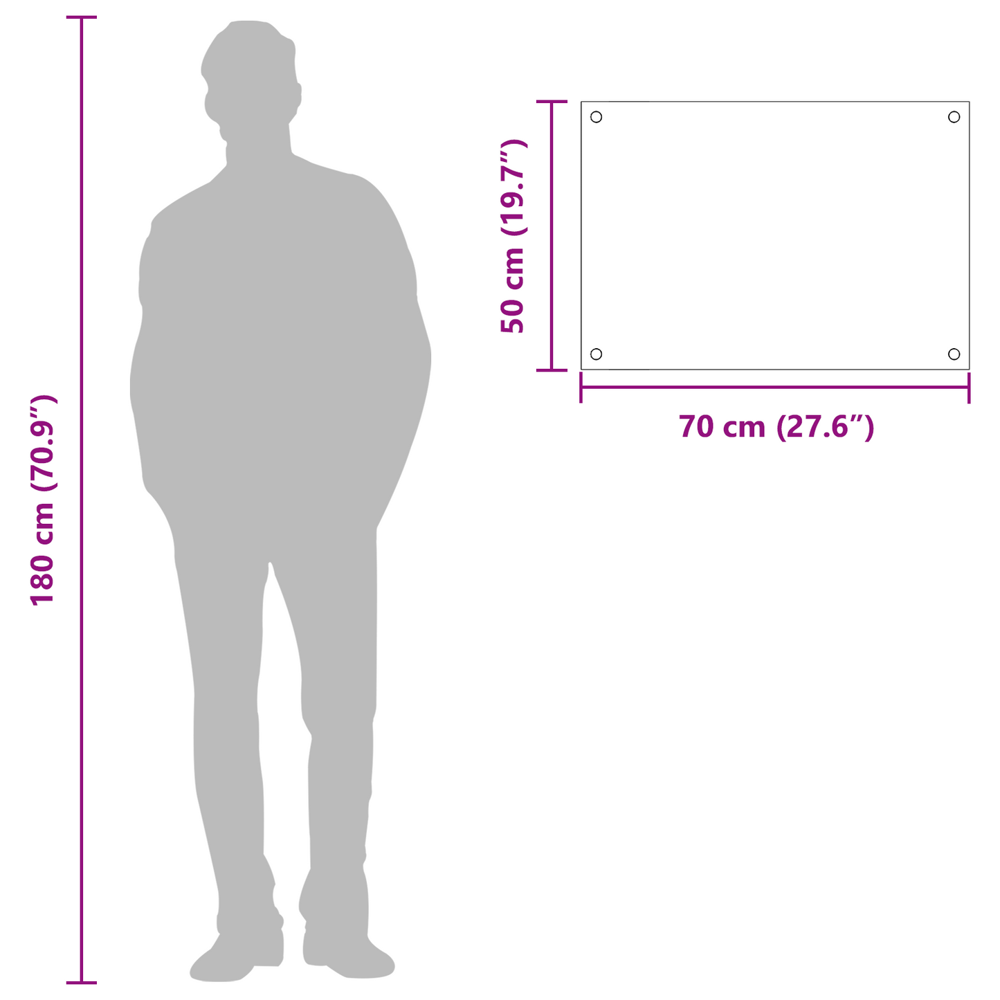 Küchenrückwand Gelb 70 x 50 x 0.6 cm Einscheibensicherheitsglas