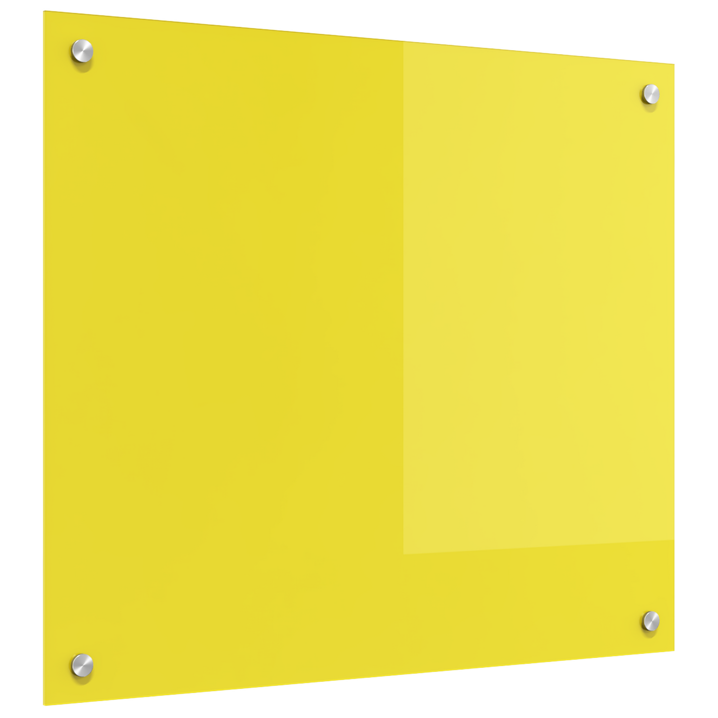 Küchenrückwand Gelb 70 x 60 x 0.6 cm Einscheibensicherheitsglas