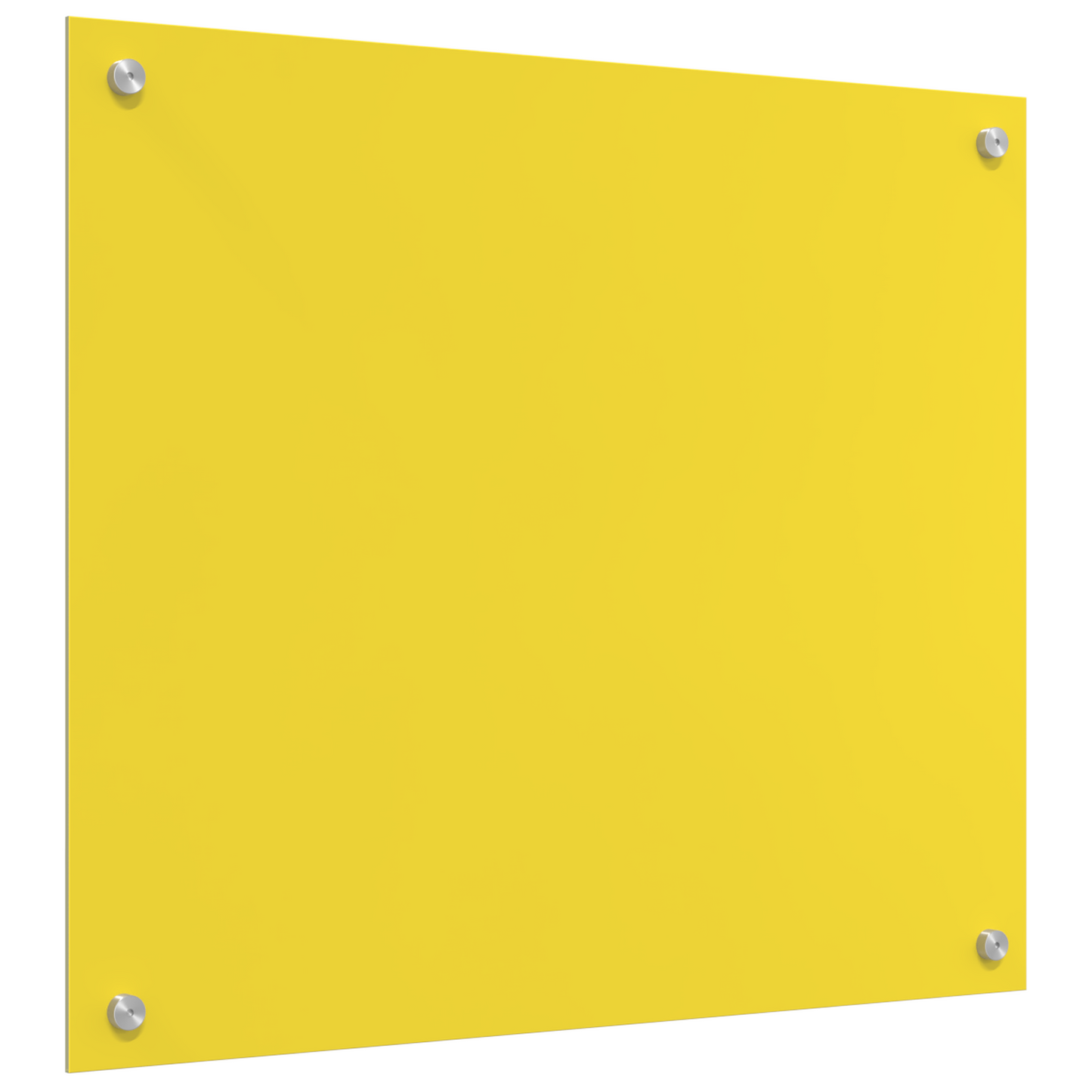 Küchenrückwand Gelb 70 x 60 x 0.6 cm Einscheibensicherheitsglas