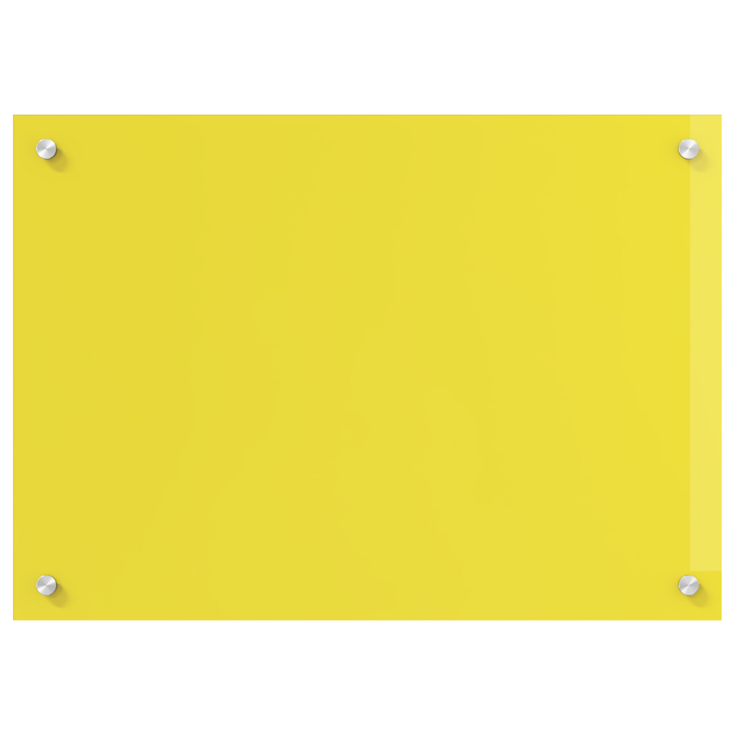 Küchenrückwand Gelb 70 x 60 x 0.6 cm Einscheibensicherheitsglas