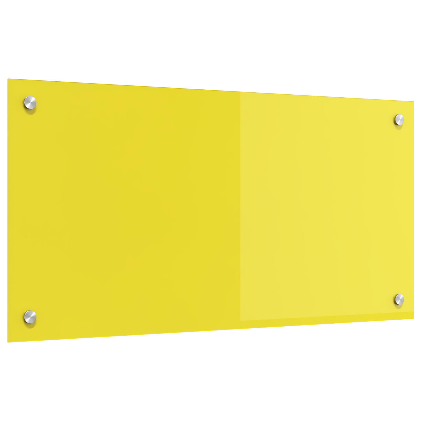 Küchenrückwand Gelb 80 x 40 x 0.6 cm Gehärtetes Glas
