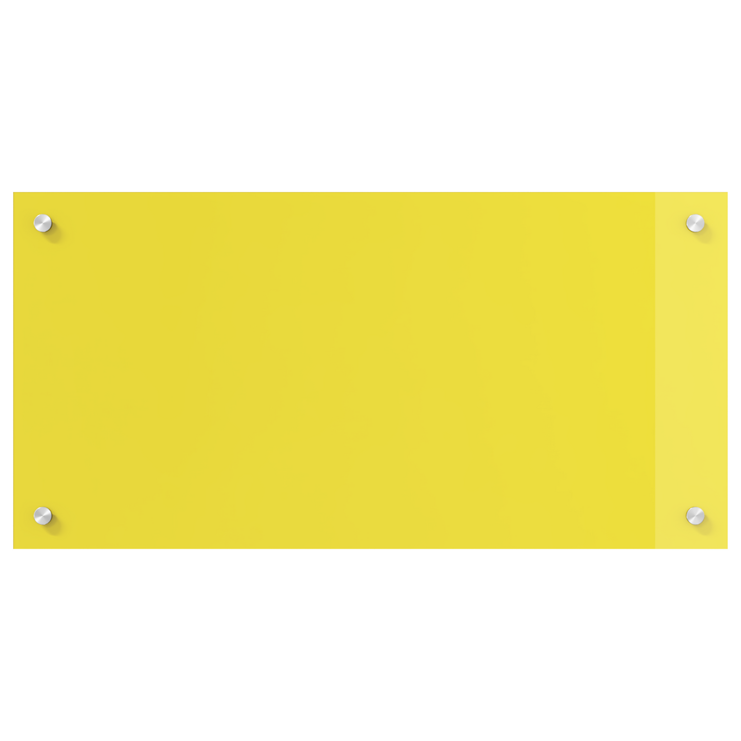 Küchenrückwand Gelb 80 x 40 x 0.6 cm Gehärtetes Glas