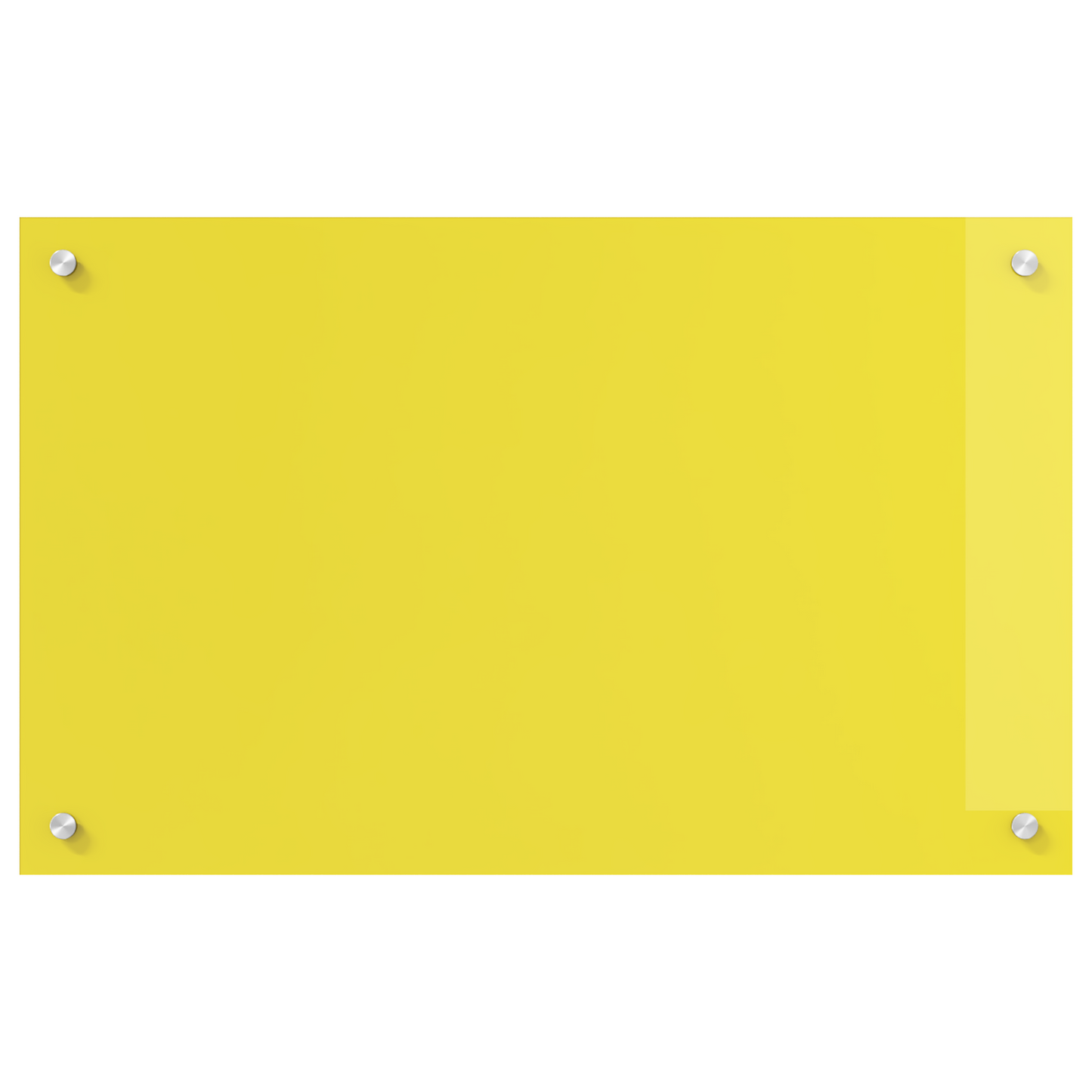 Küchenrückwand Gelb 80 x 50 x 0.6 cm Einscheibensicherheitsglas