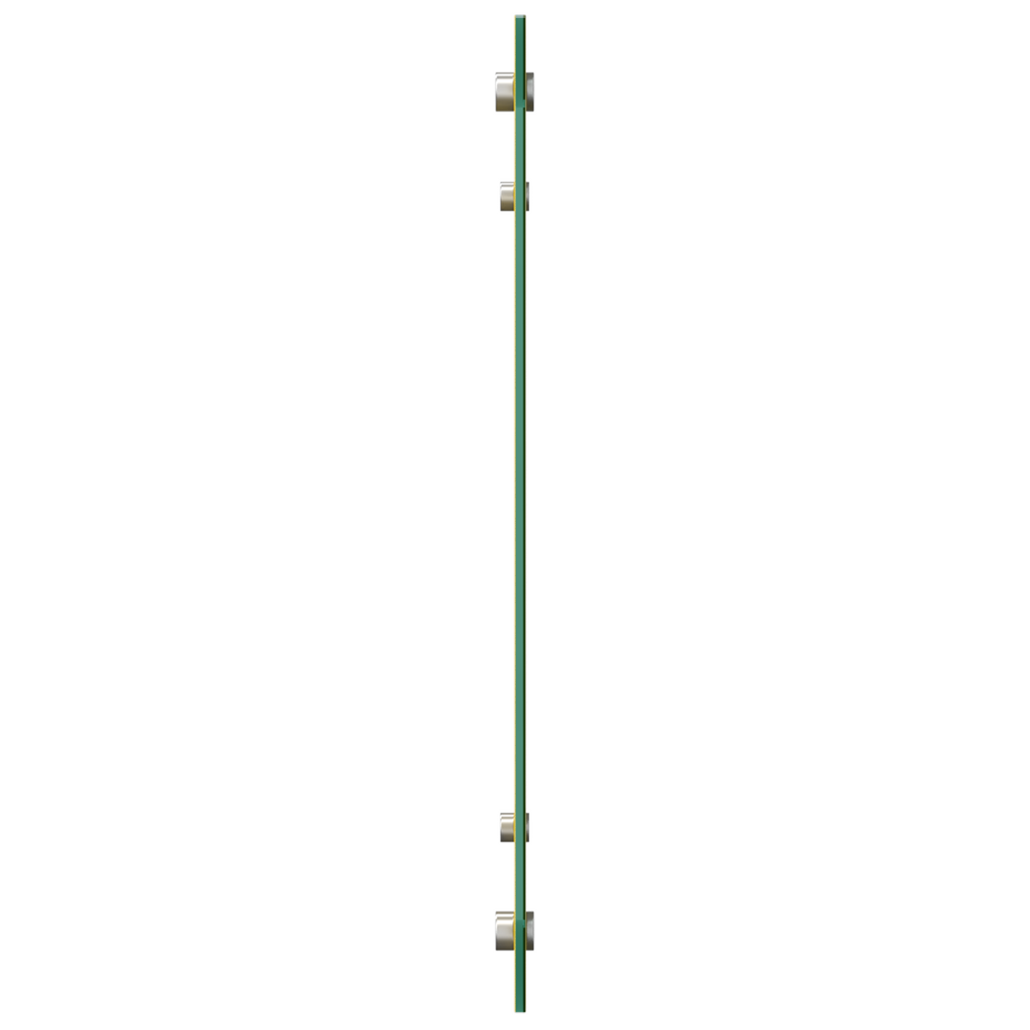 Küchenrückwand Gelb 80 x 50 x 0.6 cm Einscheibensicherheitsglas