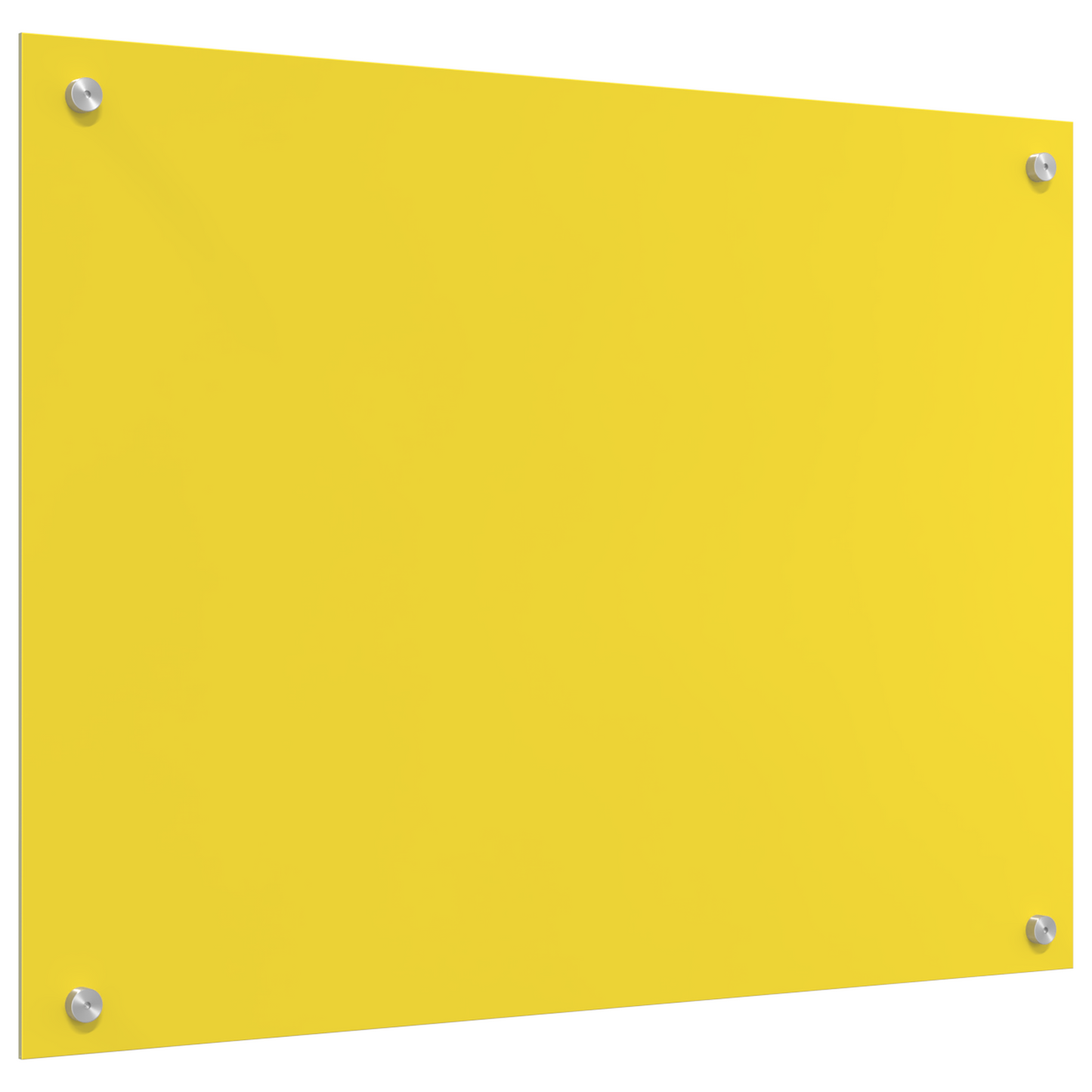 Küchenrückwand Gelb 80 x 60 x 0.6 cm Einscheibensicherheitsglas