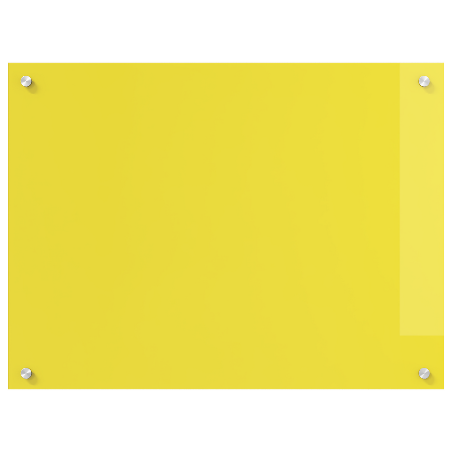 Küchenrückwand Gelb 80 x 60 x 0.6 cm Einscheibensicherheitsglas