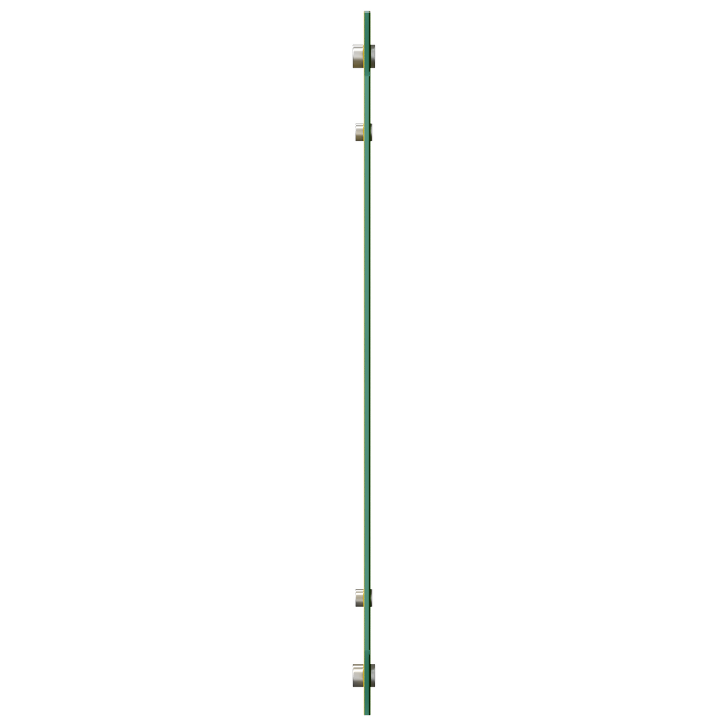 Küchenrückwand Gelb 80 x 60 x 0.6 cm Einscheibensicherheitsglas