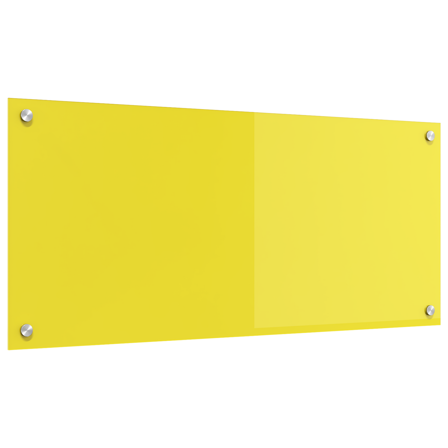Küchenrückwand Gelb 90 x 40 x 0.6 cm Einscheibensicherheitsglas