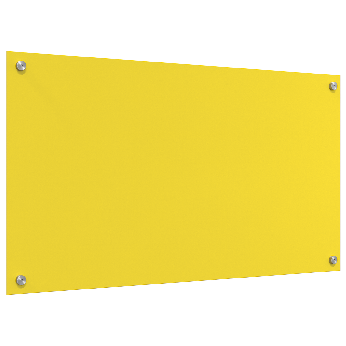 Küchenrückwand Gelb 90 x 50 x 0.6 cm Einscheibensicherheitsglas