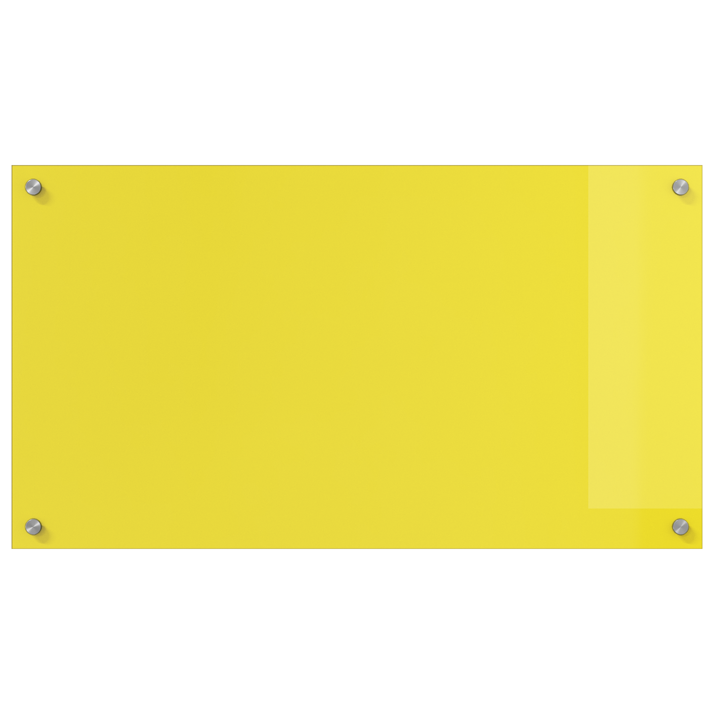 Küchenrückwand Gelb 90 x 50 x 0.6 cm Einscheibensicherheitsglas
