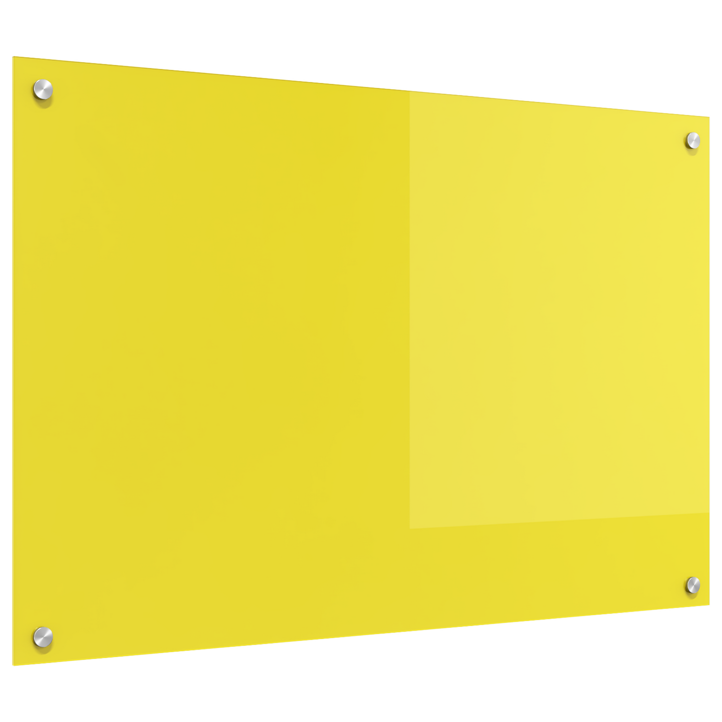 Küchenrückwand Gelb 90 x 60 x 0.6 cm Einscheibensicherheitsglas