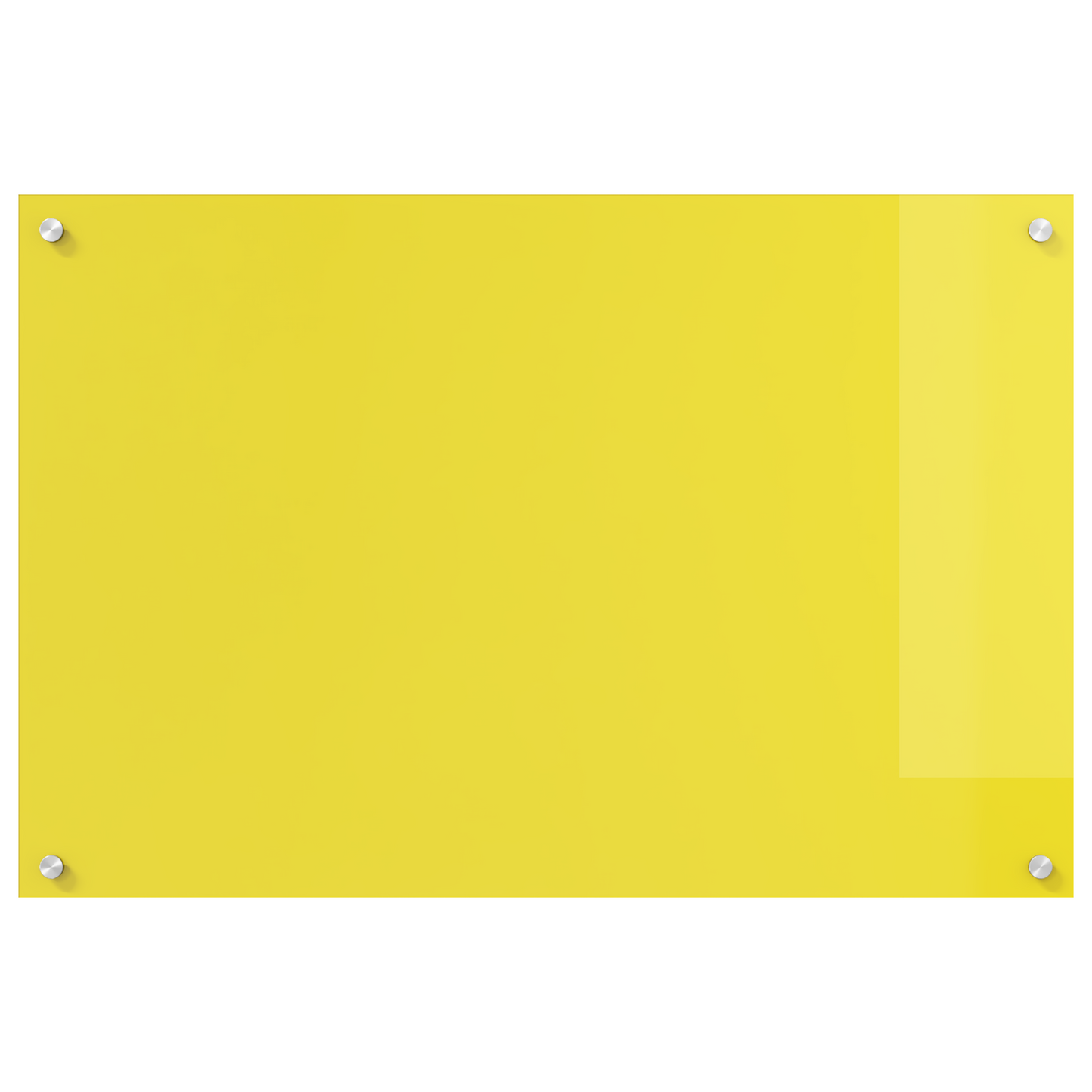 Küchenrückwand Gelb 90 x 60 x 0.6 cm Einscheibensicherheitsglas