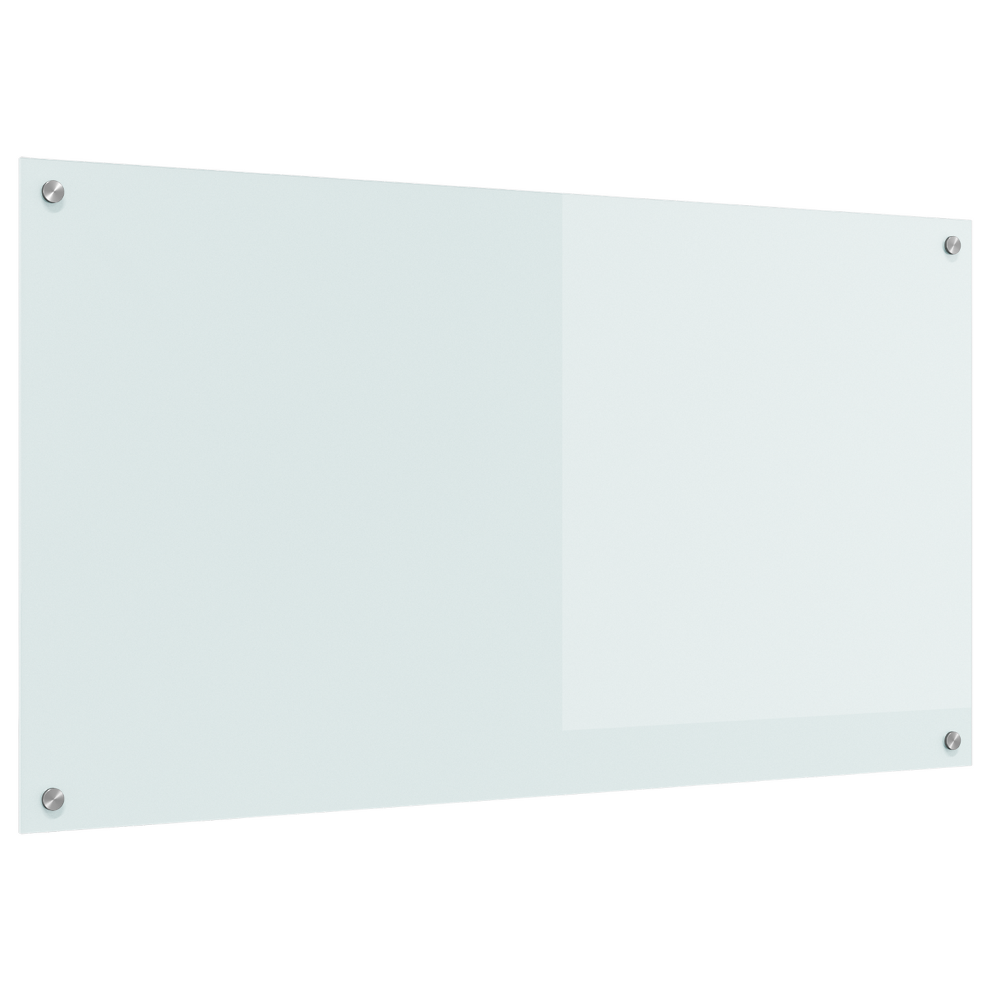 Küchenrückwand Weiß 110 x 60 x 0.6 cm Gehärtetes Glas
