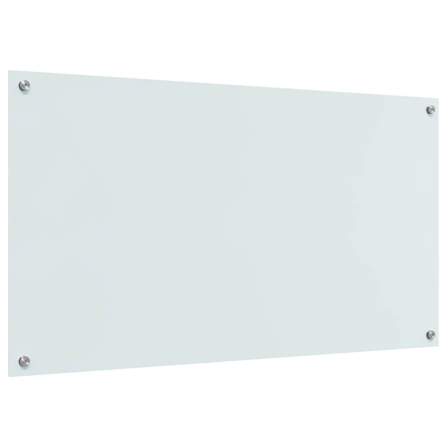Küchenrückwand Weiß 110 x 60 x 0.6 cm Gehärtetes Glas