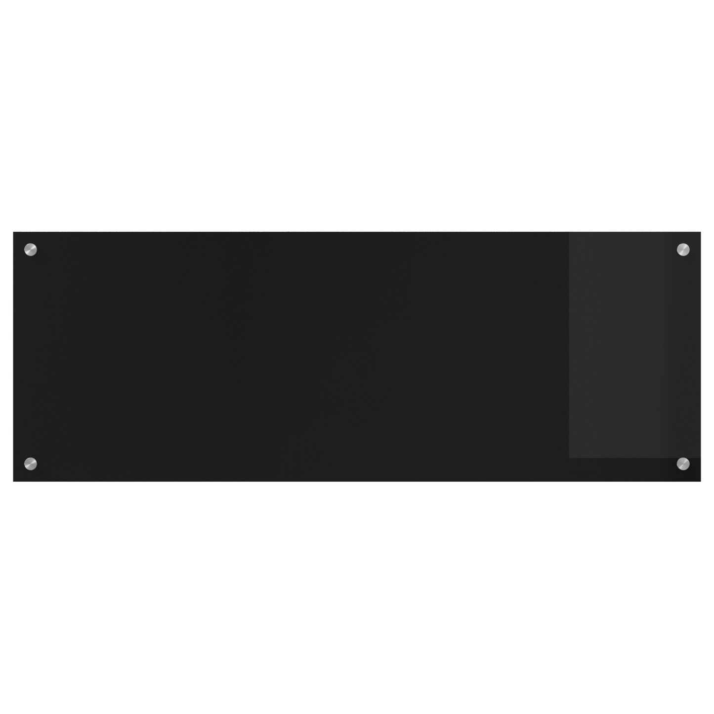 Küchenrückwand Schwarz 110 x 40 x 0.6 cm Gehärtetes Glas