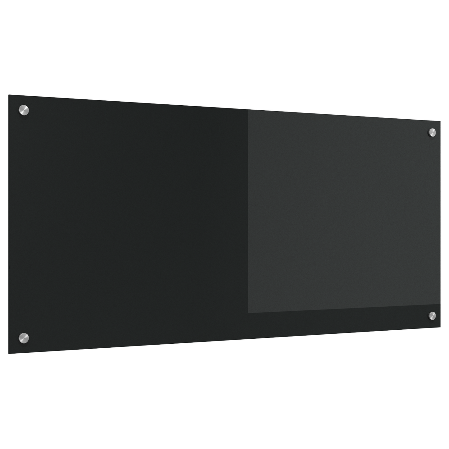 Küchenrückwand Schwarz 110 x 50 x 0.6 cm Gehärtetes Glas