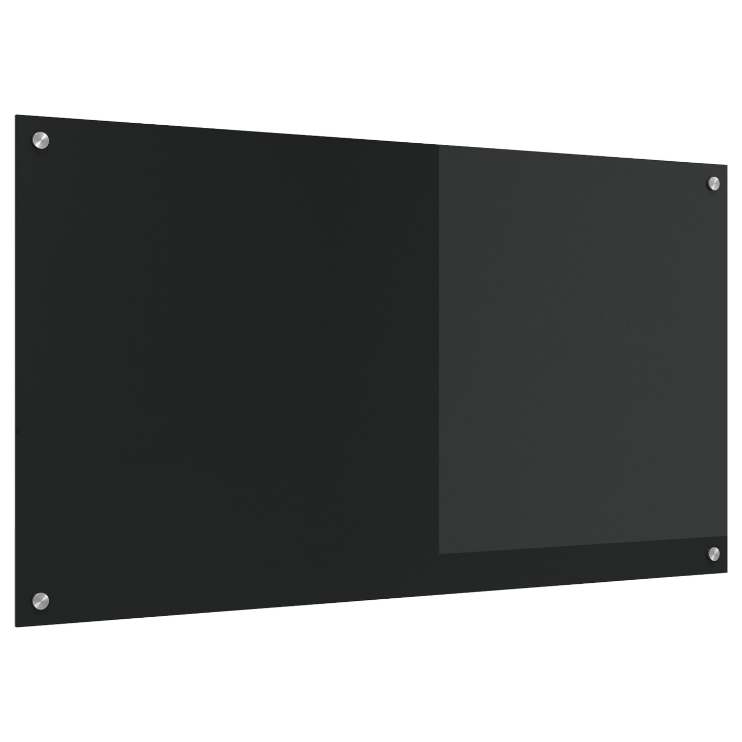 Küchenrückwand Schwarz 110 x 60 x 0.6 cm Gehärtetes Glas