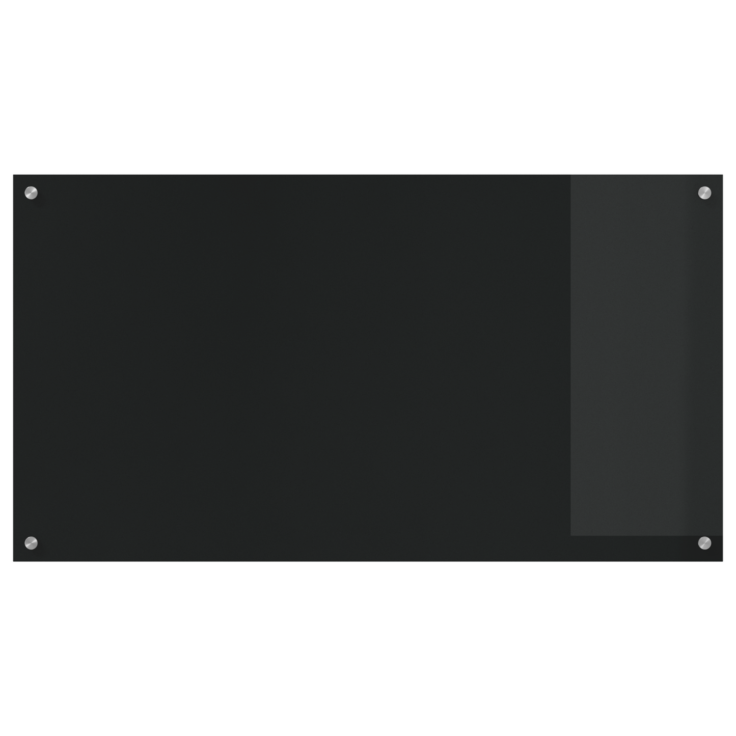 Küchenrückwand Schwarz 110 x 60 x 0.6 cm Gehärtetes Glas
