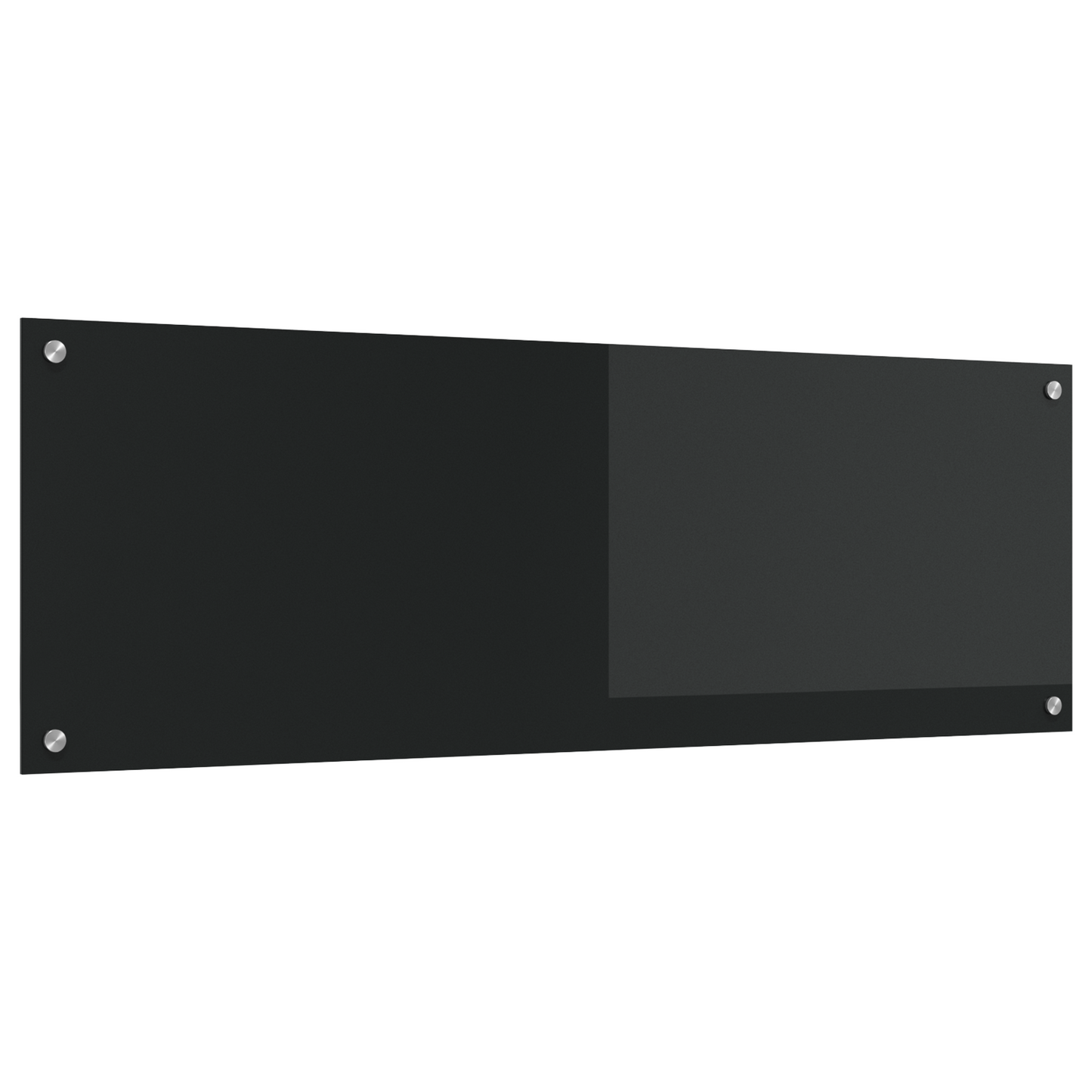 Küchenrückwand Schwarz 120 x 40 x 0,6 cm Gehärtetes Glas