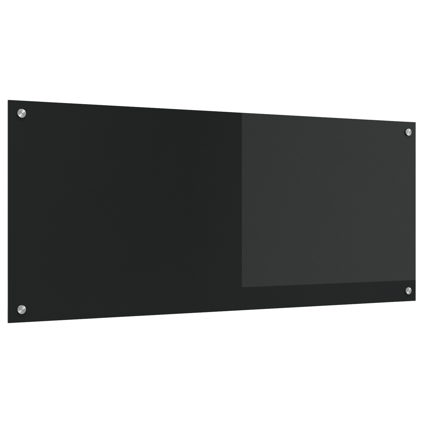 Küchenrückwand Schwarz 120 x 50 x 0,6 cm Gehärtetes Glas
