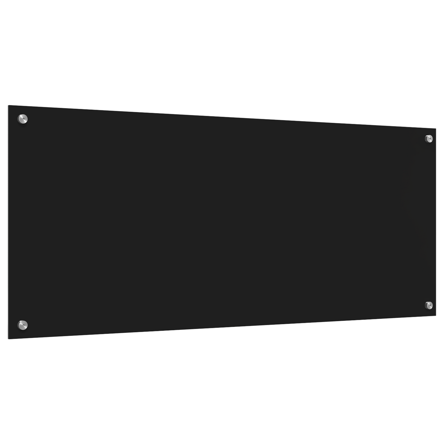 Küchenrückwand Schwarz 120 x 50 x 0,6 cm Gehärtetes Glas