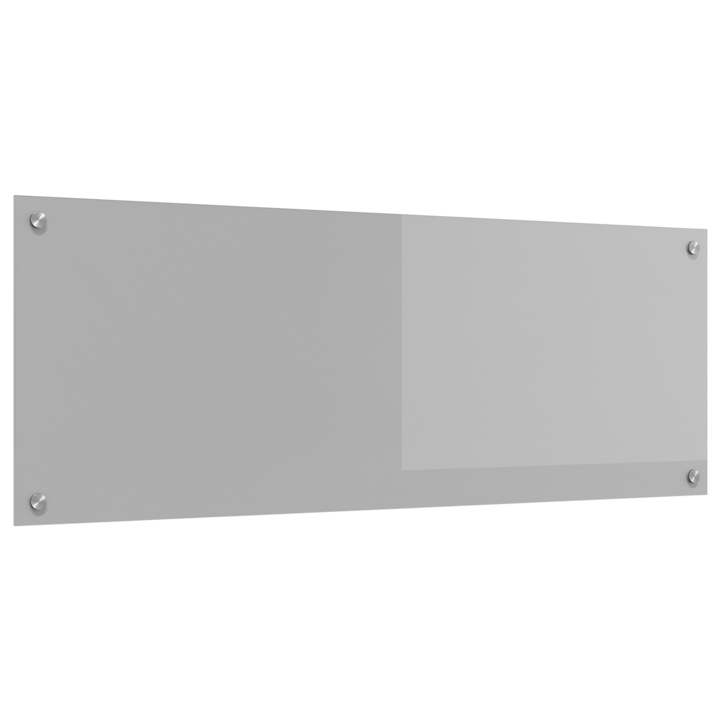 Küchenrückwand Hellgrau 110 x 40 x 0.6 cm Gehärtetes Glas