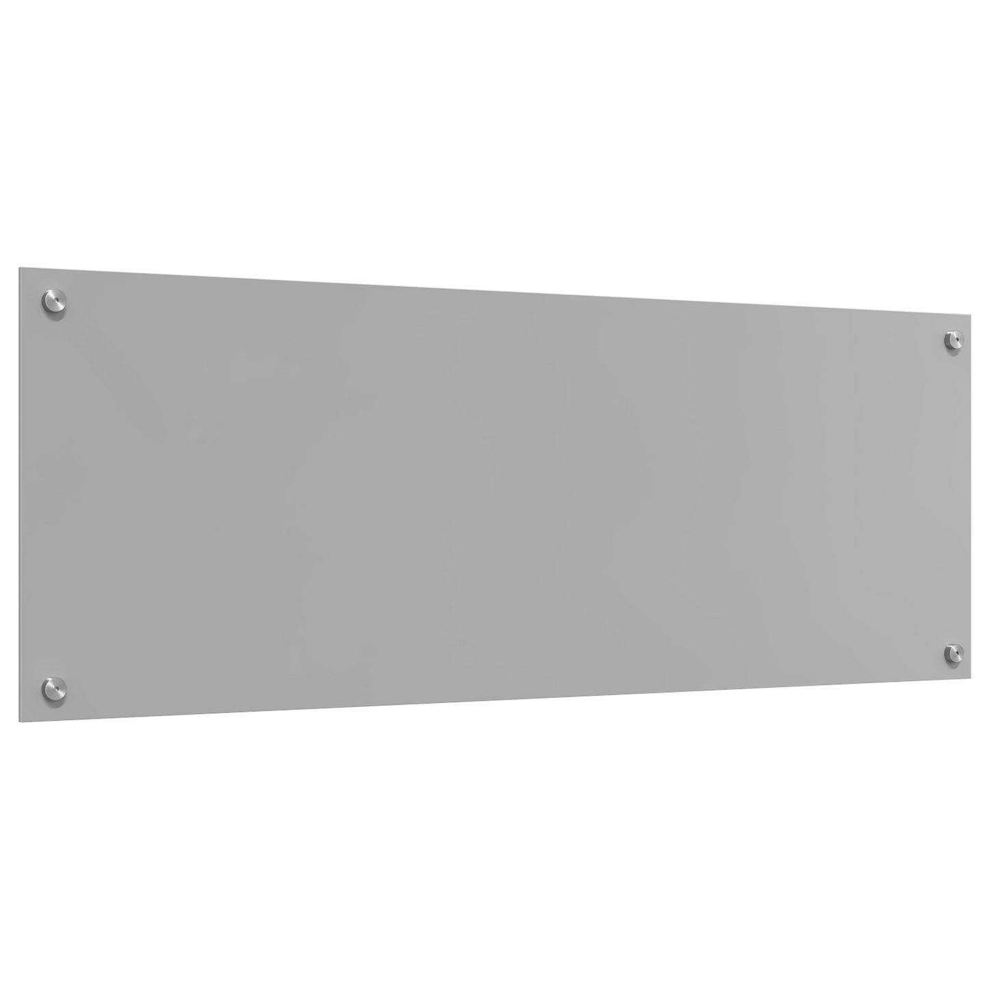 Küchenrückwand Hellgrau 110 x 40 x 0.6 cm Gehärtetes Glas