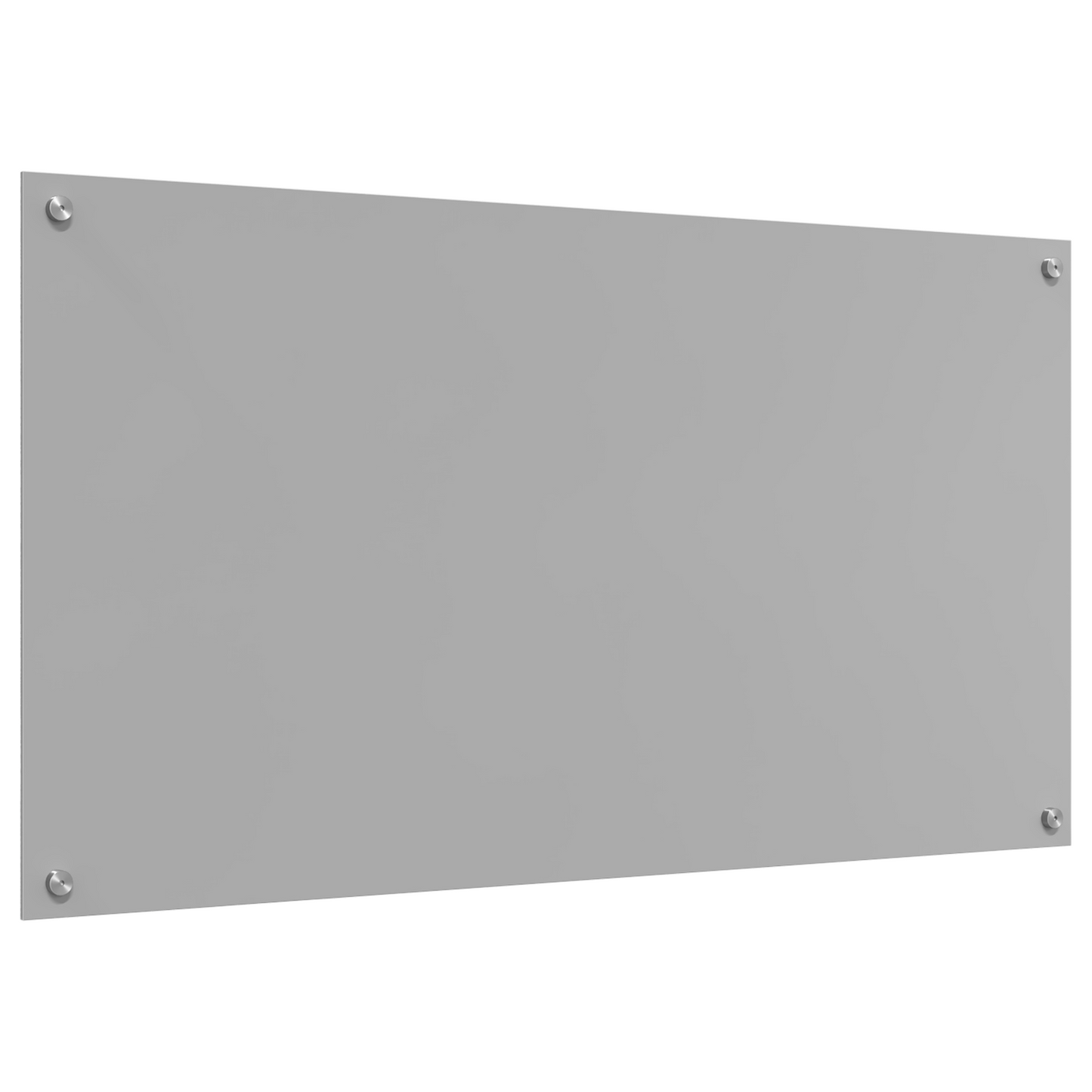 Küchenrückwand Hellgrau 110 x 60 x 0.6 cm Gehärtetes Glas