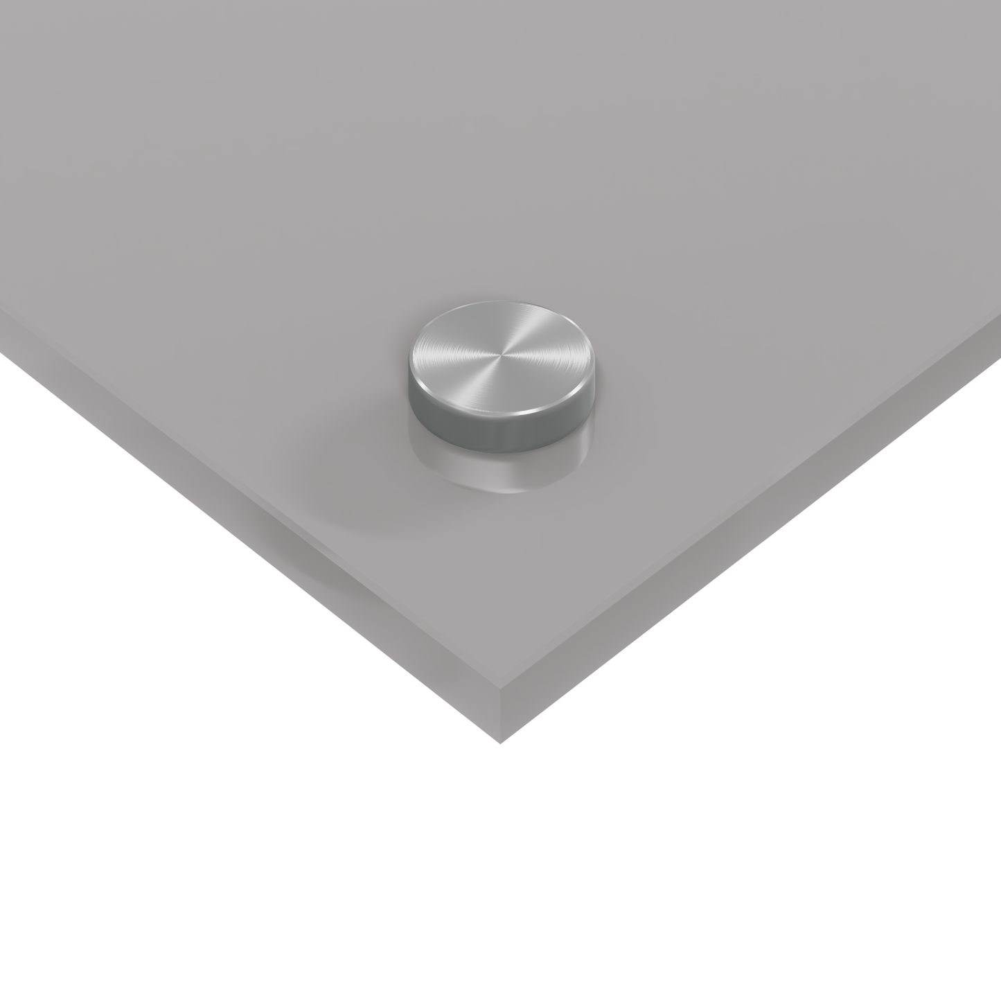Küchenrückwand Hellgrau 120 x 50 x 0,6 cm Gehärtetes Glas