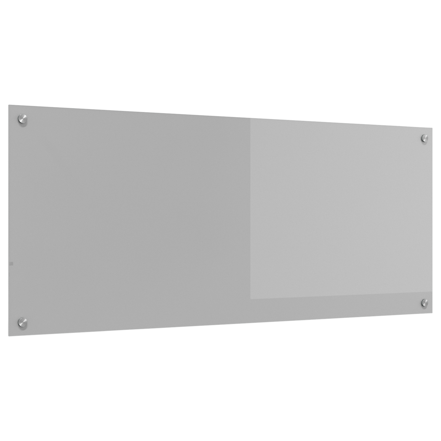 Küchenrückwand Hellgrau 120 x 50 x 0,6 cm Gehärtetes Glas