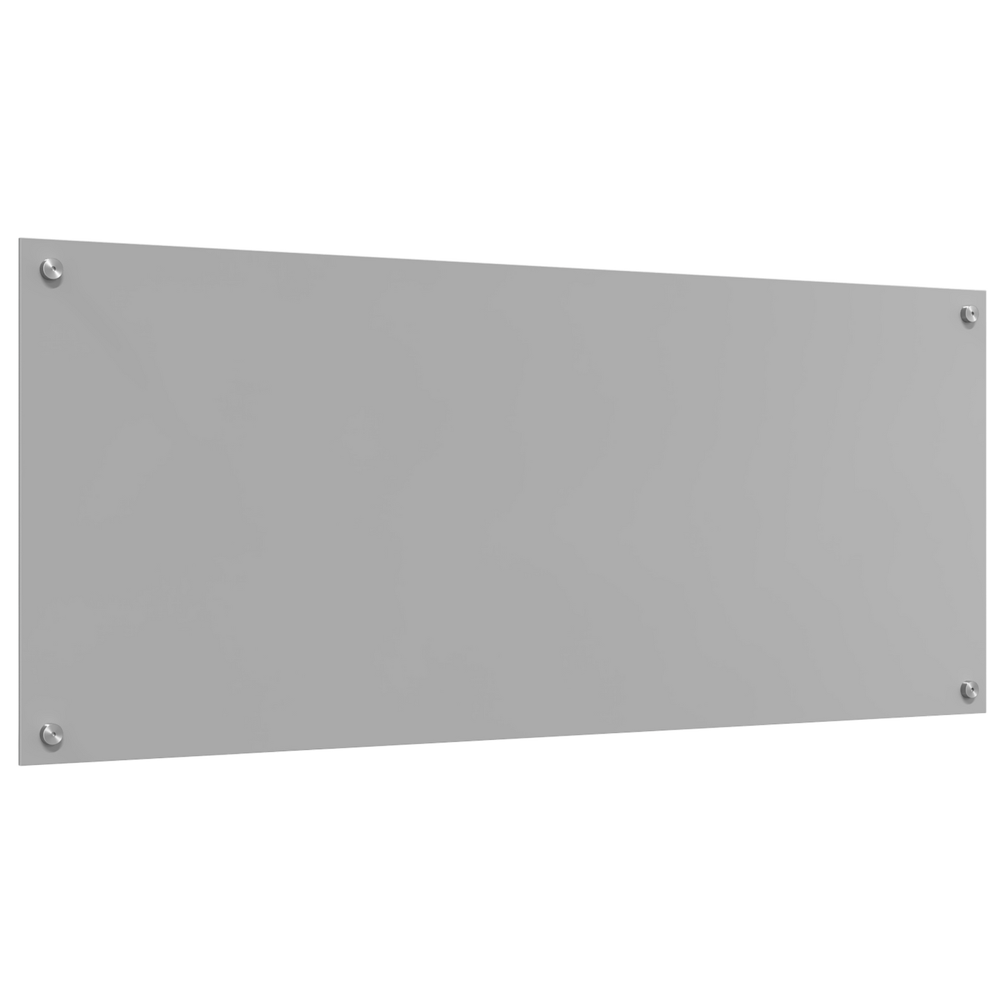 Küchenrückwand Hellgrau 120 x 50 x 0,6 cm Gehärtetes Glas