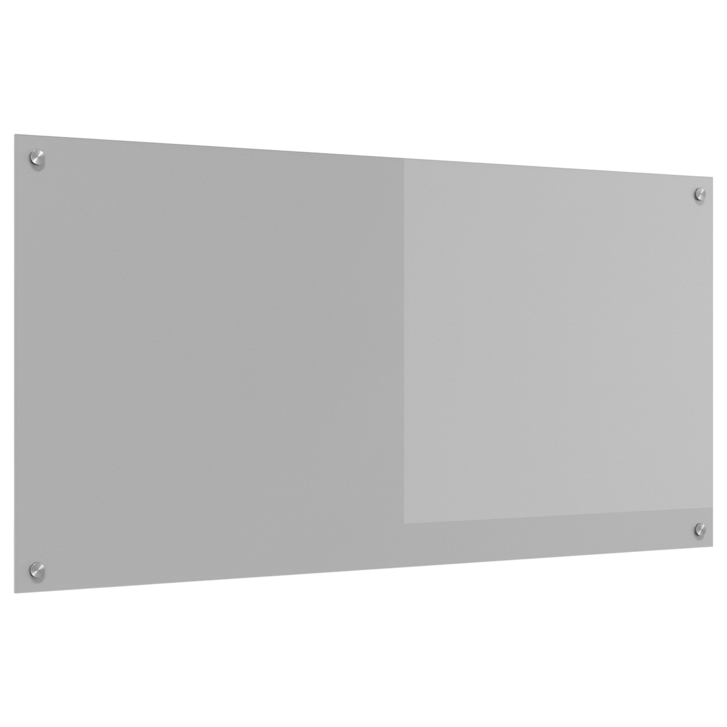 Küchenrückwand Hellgrau 120 x 60 x 0,6 cm Gehärtetes Glas