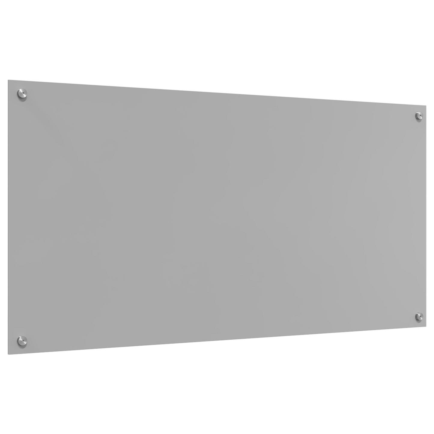 Küchenrückwand Hellgrau 120 x 60 x 0,6 cm Gehärtetes Glas