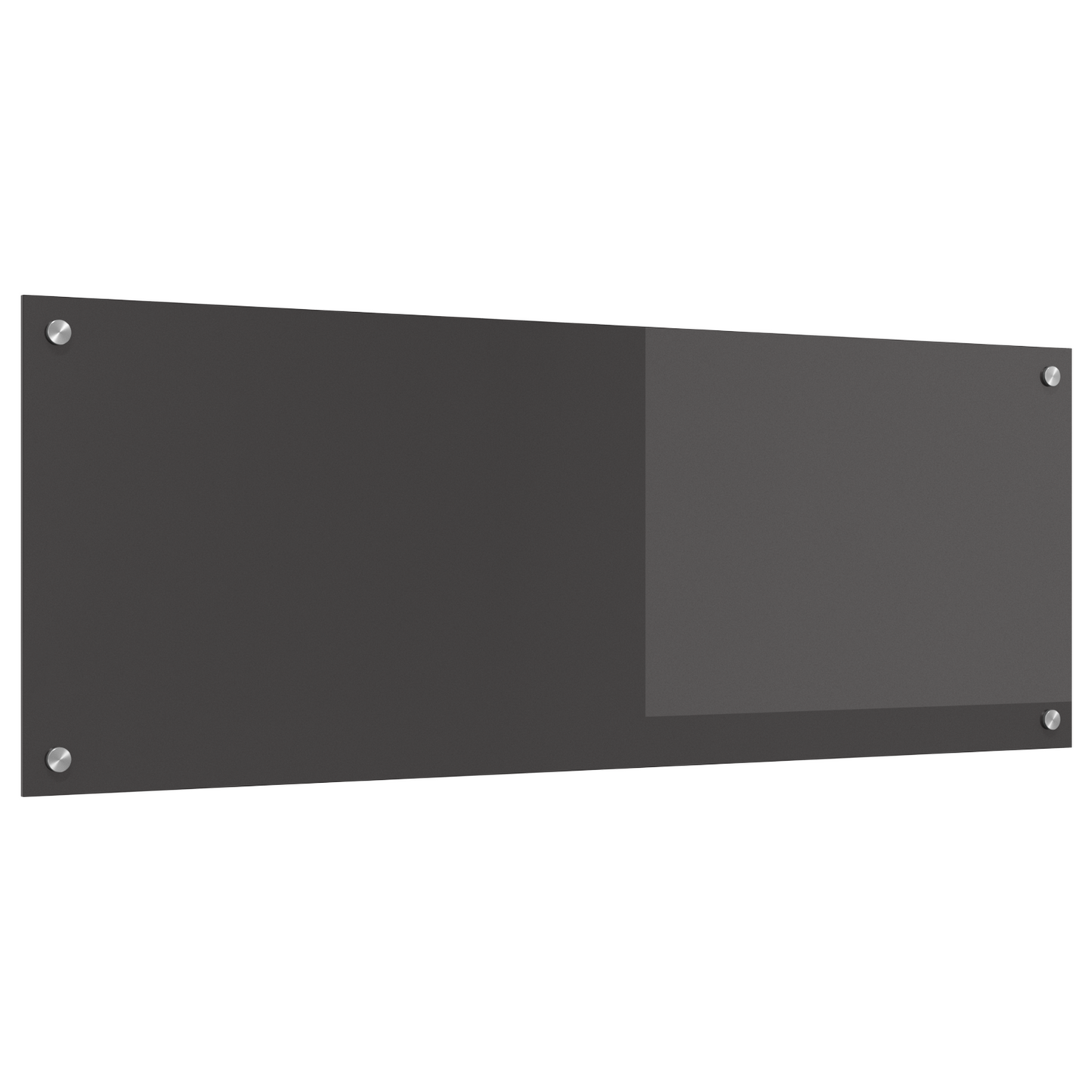 Küchenrückwand Dunkelgrau 110 x 40 x 0.6 cm Gehärtetes Glas