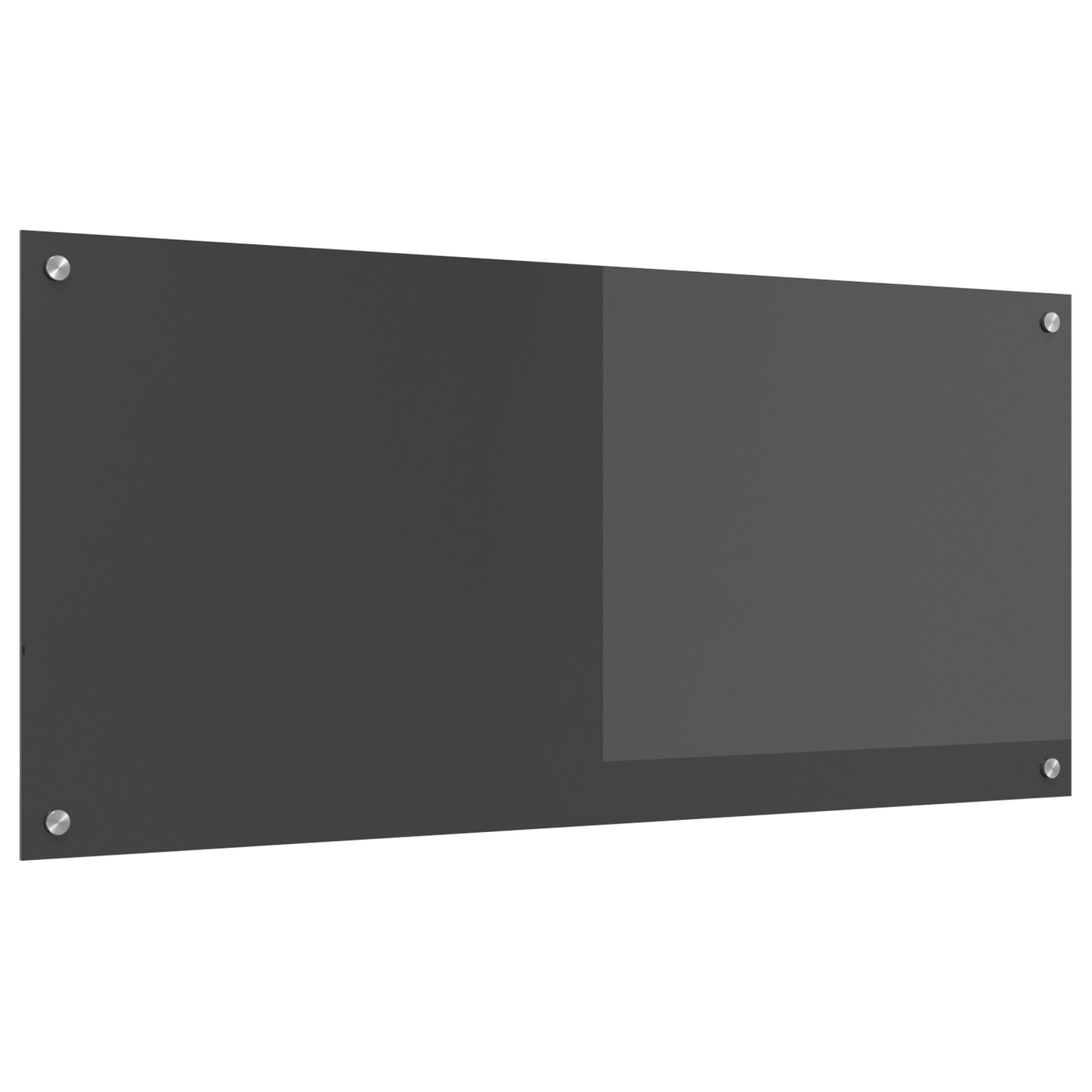 Küchenrückwand Dunkelgrau 110 x 50 x 0.6 cm Gehärtetes Glas