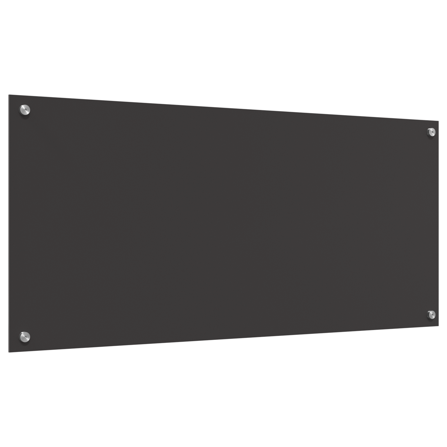 Küchenrückwand Dunkelgrau 110 x 50 x 0.6 cm Gehärtetes Glas
