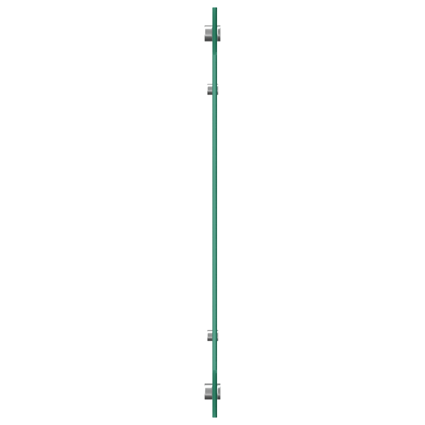 Küchenrückwand Dunkelgrau 110 x 50 x 0.6 cm Gehärtetes Glas