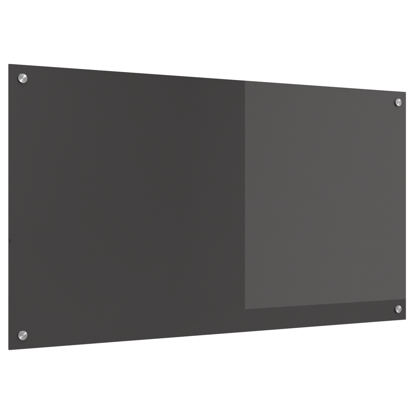 Küchenrückwand Dunkelgrau 110 x 60 x 0.6 cm Gehärtetes Glas