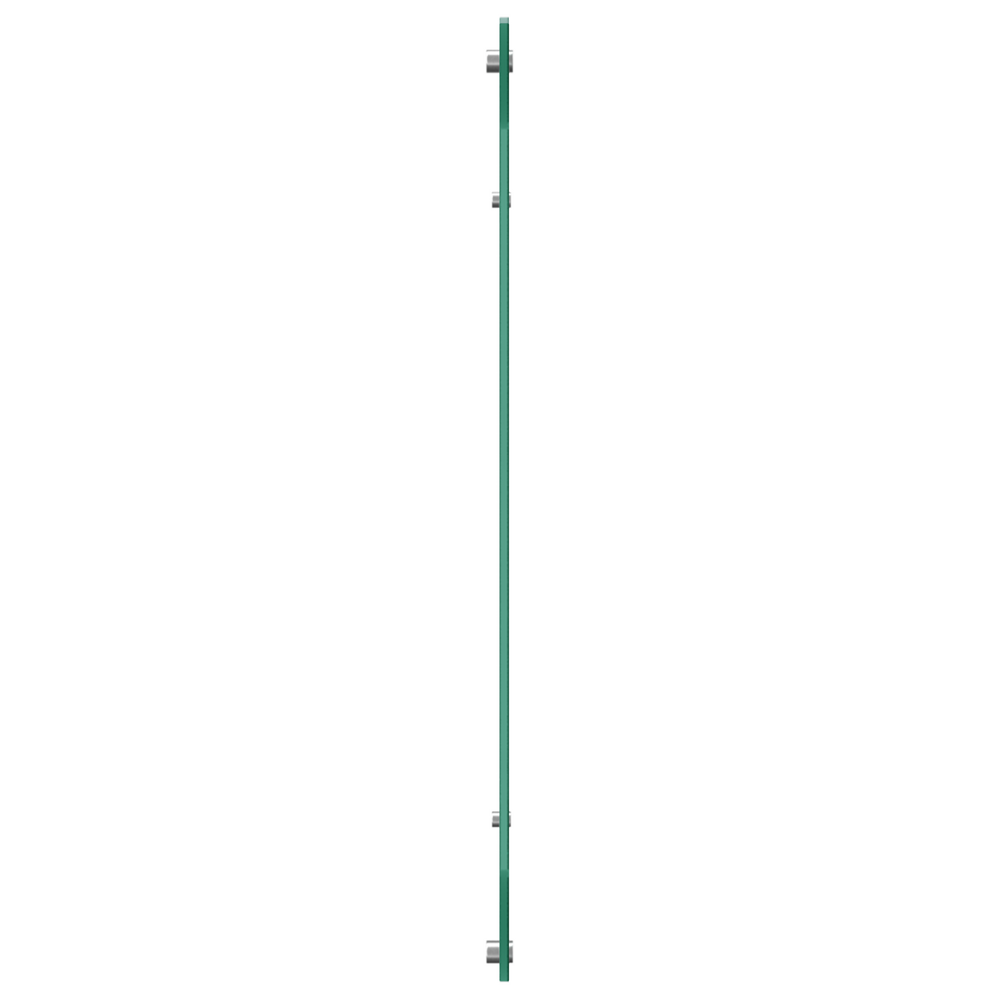 Küchenrückwand Dunkelgrau 110 x 60 x 0.6 cm Gehärtetes Glas