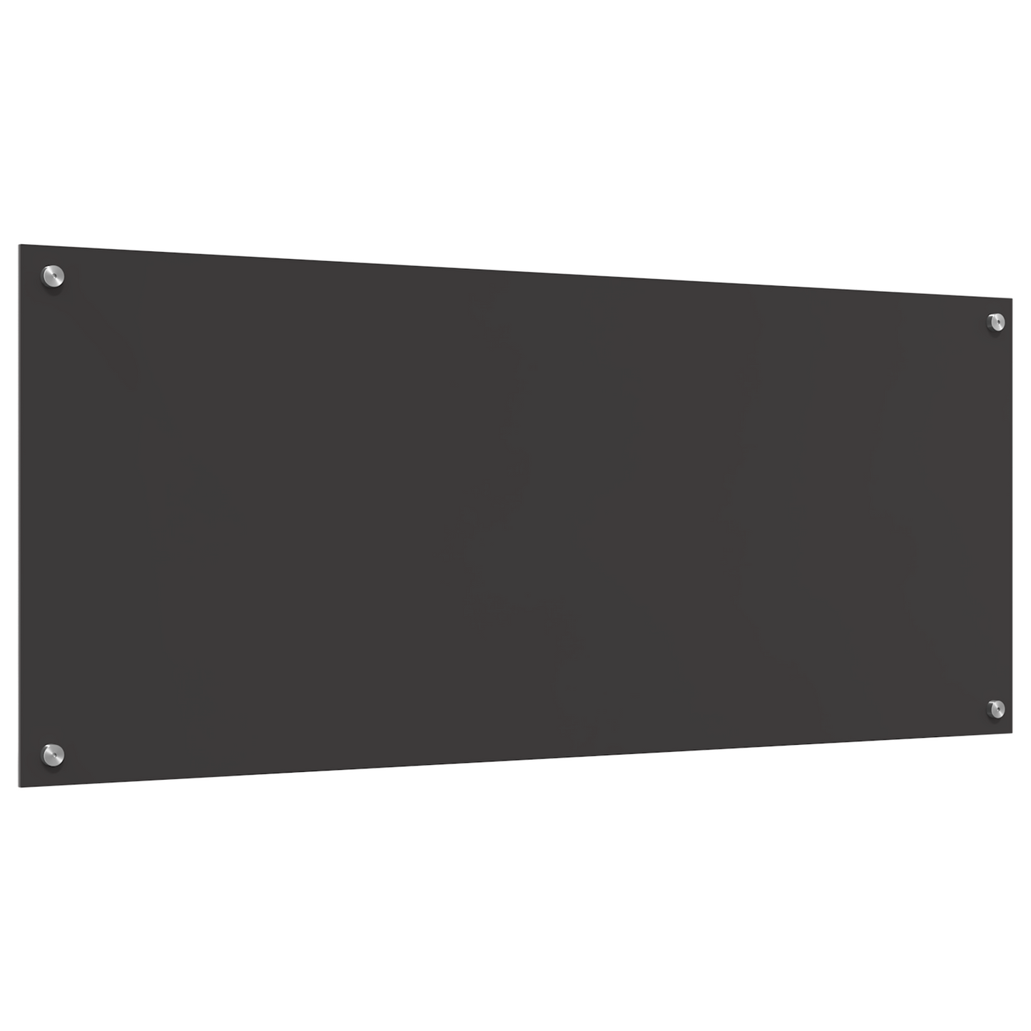 Küchenrückwand Dunkelgrau 120 x 50 x 0,6 cm Gehärtetes Glas
