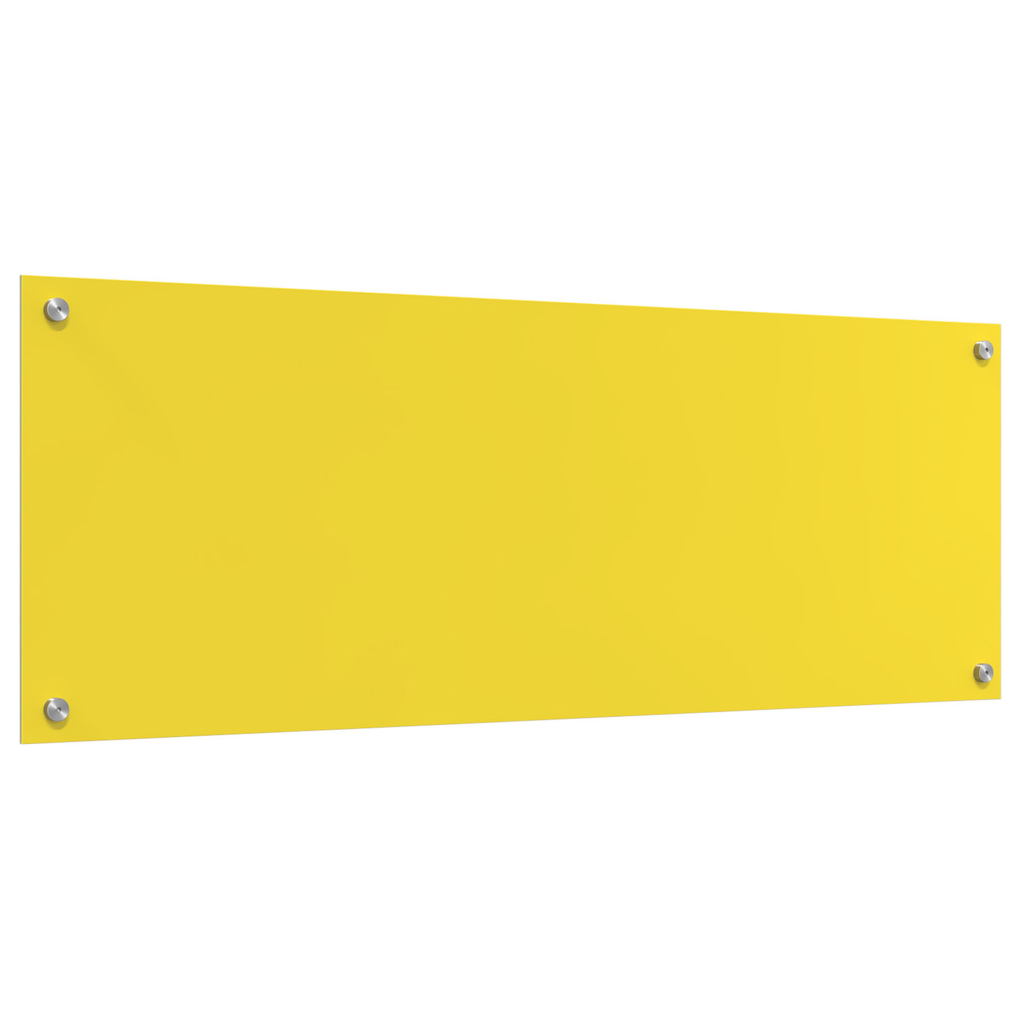 Küchenrückwand Gelb 110 x 40 x 0.6 cm Gehärtetes Glas