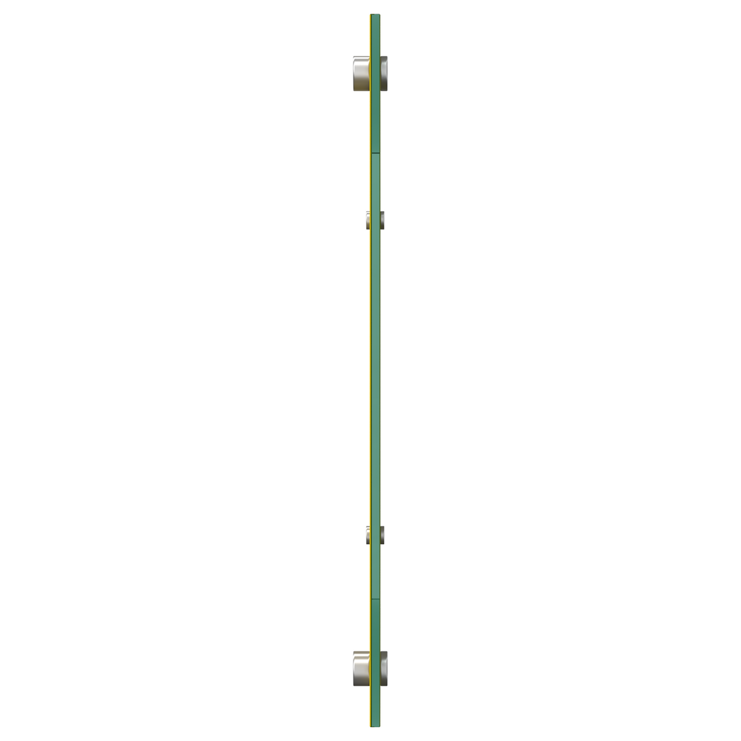 Küchenrückwand Gelb 110 x 40 x 0.6 cm Gehärtetes Glas