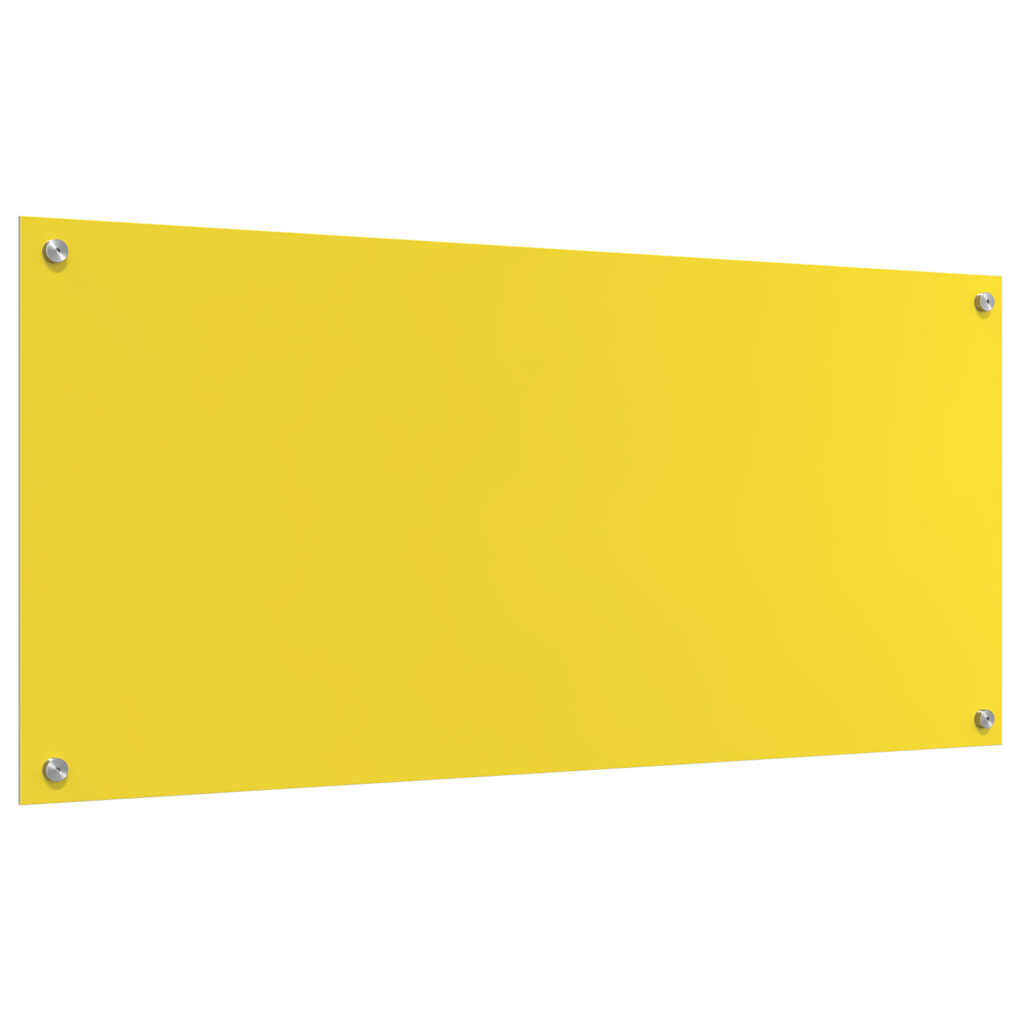 Küchenrückwand Gelb 110 x 50 x 0.6 cm Gehärtetes Glas