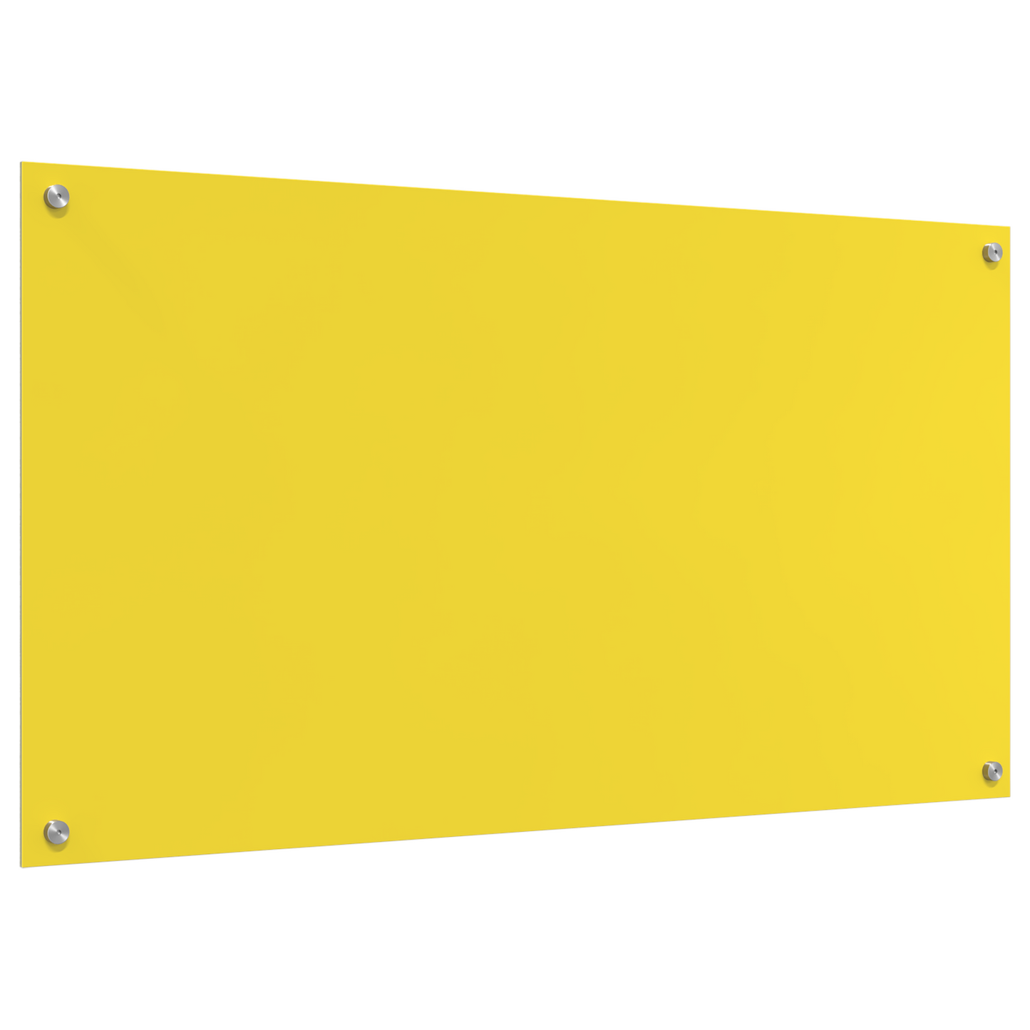 Küchenrückwand Gelb 110 x 60 x 0.6 cm Gehärtetes Glas