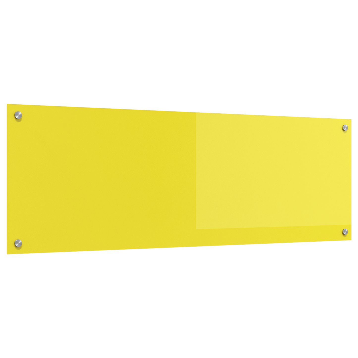 Küchenrückwand Gelb 120 x 40 x 0,6 cm Gehärtetes Glas